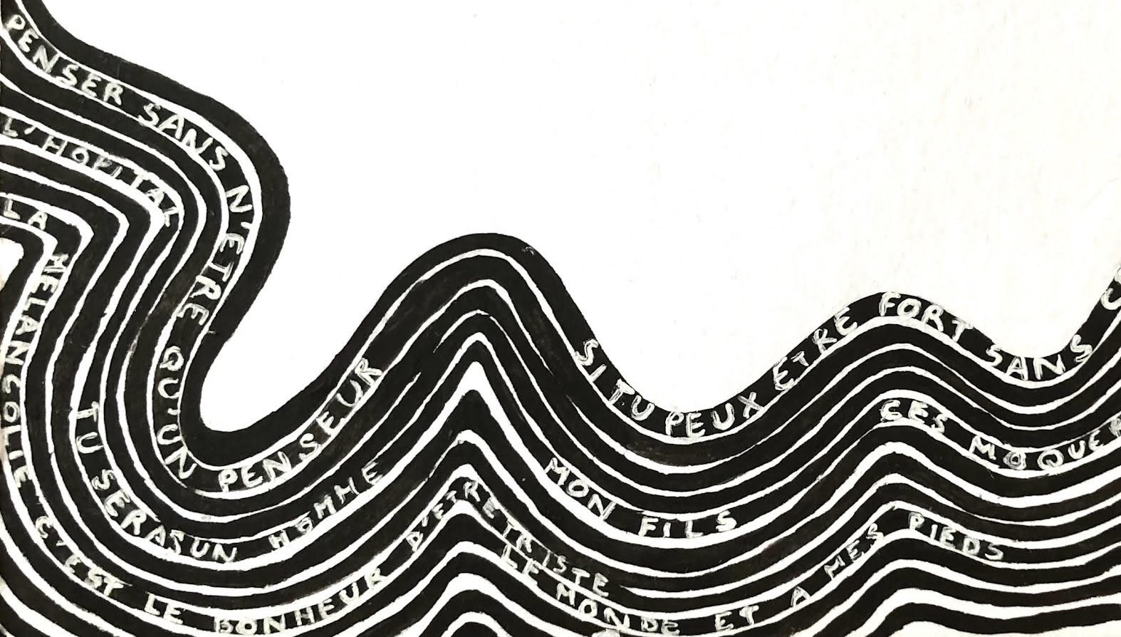 Dessin en noir et blanc